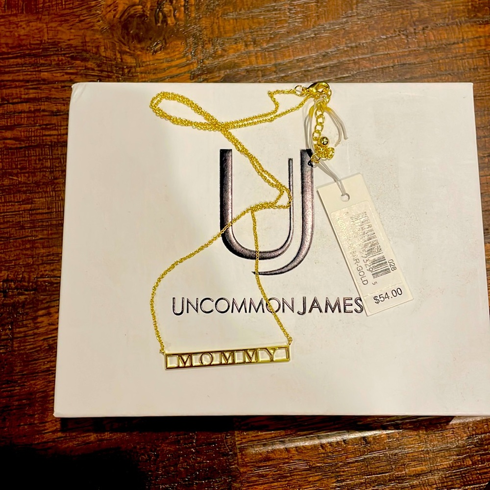Uncommon James gold mommy necklace